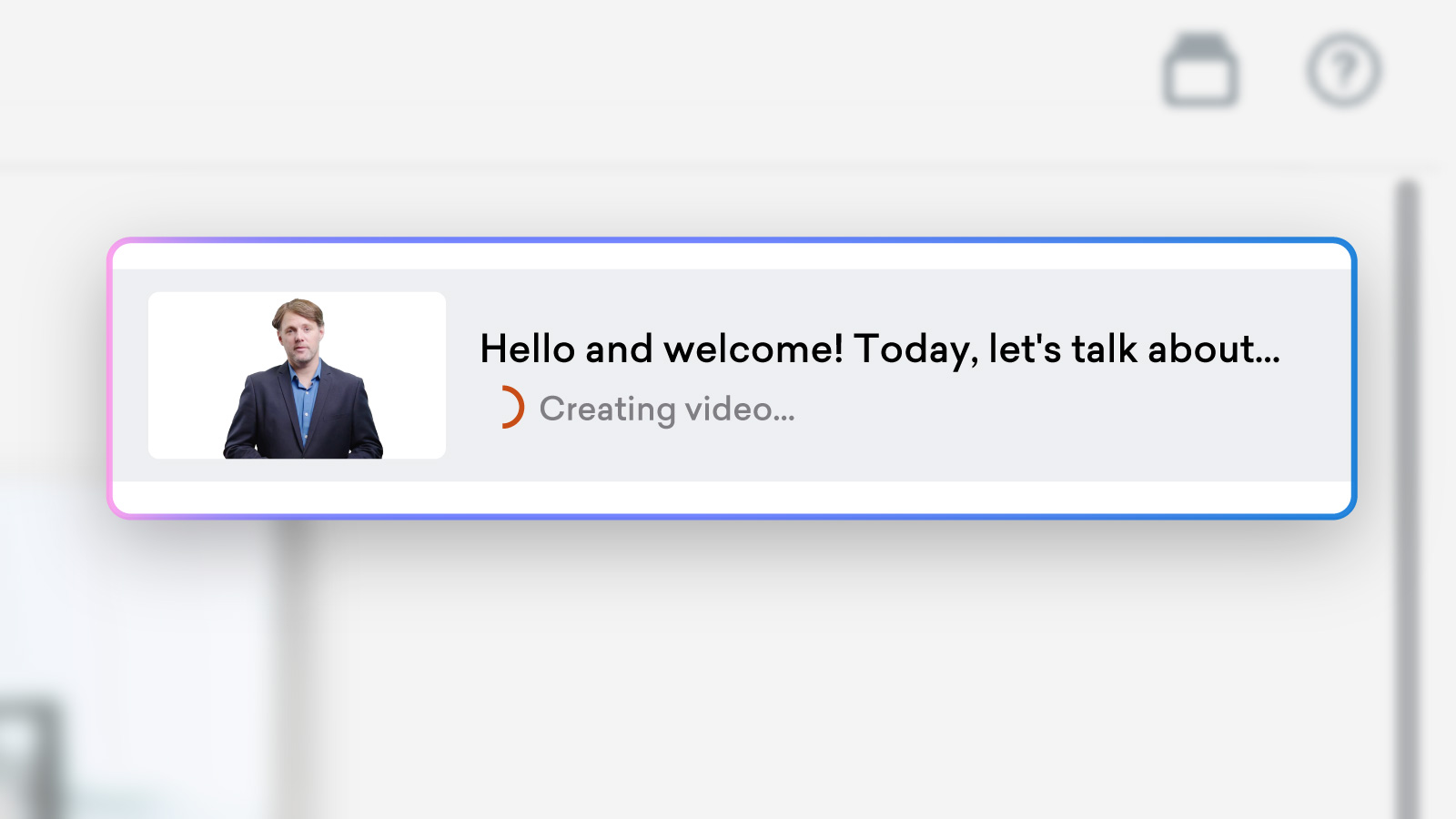 AI Avatar Video Queue and Background Transparency - Vyond Product Releases
